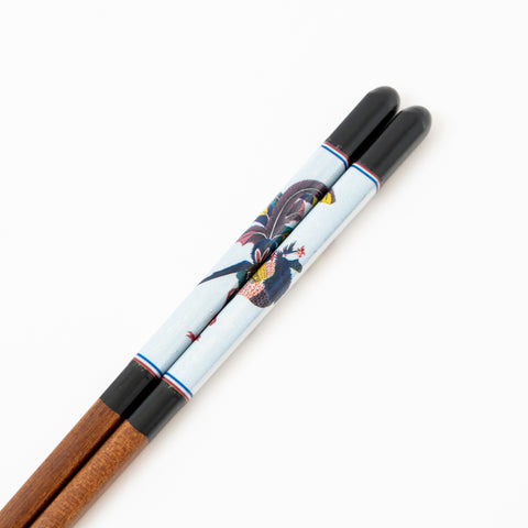 Seiko Kiln Kutani Iroe Traditional Pattern Wakasa Lacquerware Chopstick