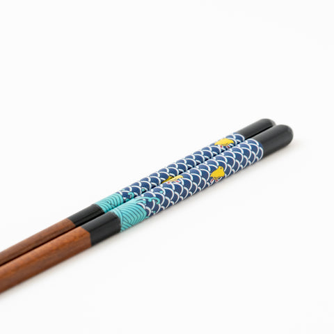 Seiko Kiln Kutani Iroe Traditional Pattern Wakasa Lacquerware Chopstick