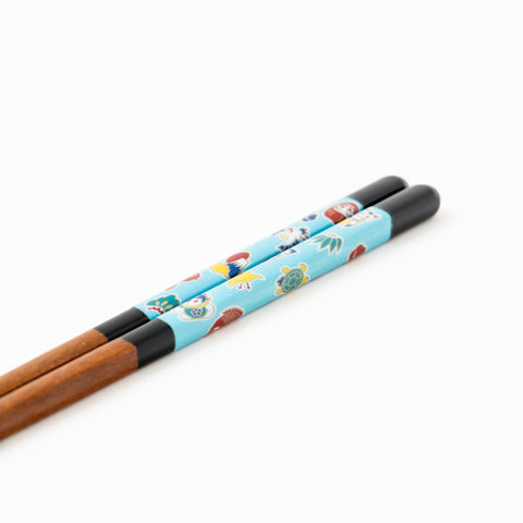 Seiko Kiln Kutani Iroe Traditional Pattern Wakasa Lacquerware Chopstick