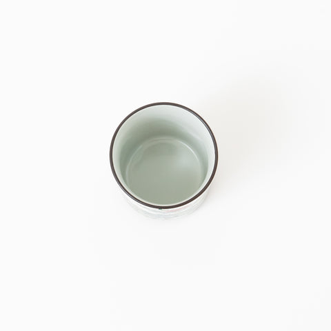 Seiju Kiln Flower of December Kutani Teacup