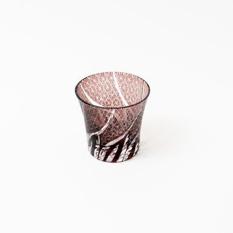 Hemp Leaf Pattern Kiriko Sake Cup