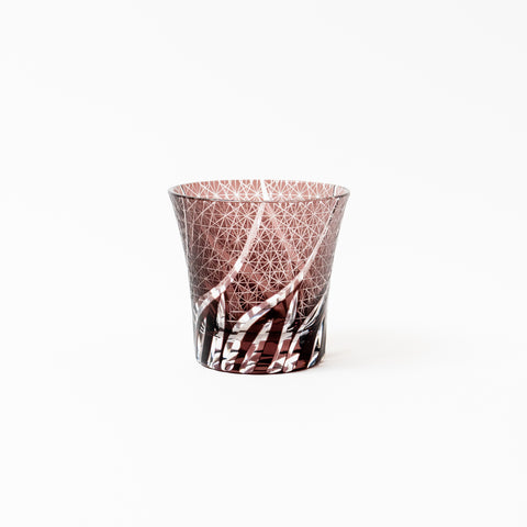 Hemp Leaf Pattern Kiriko Sake Cup