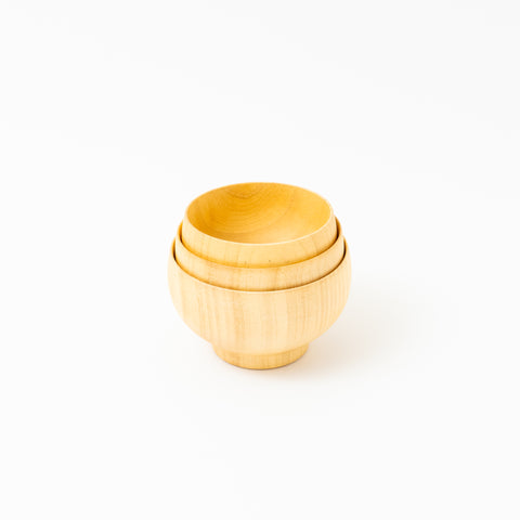 Natural Wood Grain Rice Bowl