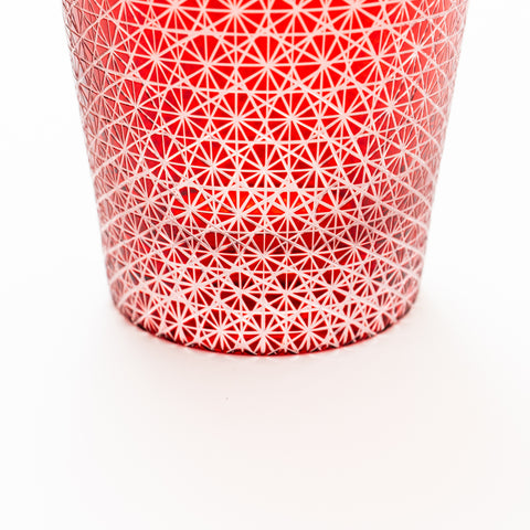 Hexagonal Lattice Pattern Kiriko Sake Cup