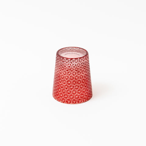 Hexagonal Lattice Pattern Kiriko Sake Cup