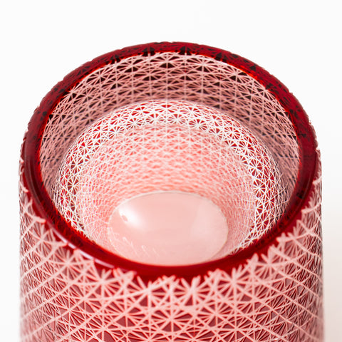 Hexagonal Lattice Pattern Kiriko Sake Cup