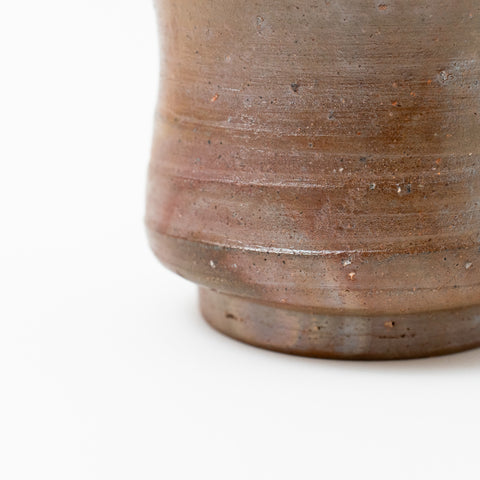 Carbonization Pattern Sangiri Bizen Tea Cup Pair