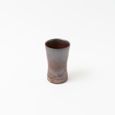 Carbonization Pattern Sangiri Bizen Sake Cup