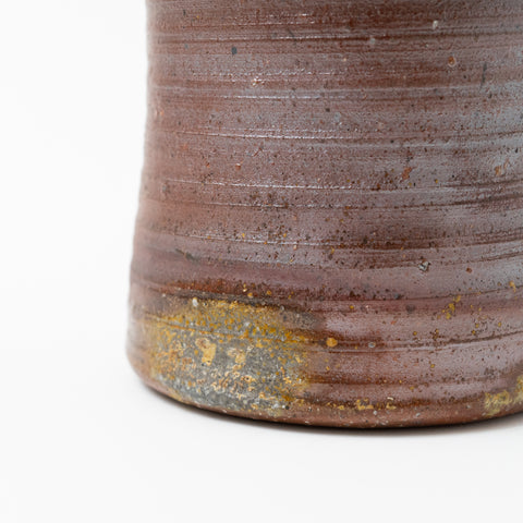 Carbonization Pattern Sangiri Bizen Sake Cup