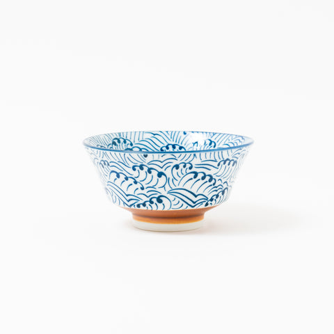 JUJU Wave Pattern Mino Rice Bowl