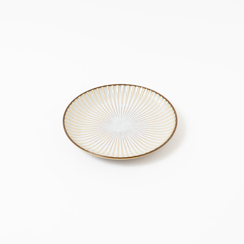 Radiating Shinogi Pattern Mino Side Plate