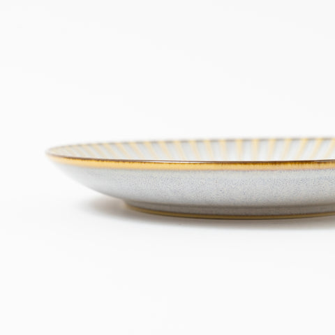 Radiating Shinogi Pattern Mino Side Plate