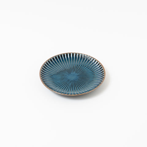 Radiating Shinogi Pattern Mino Side Plate