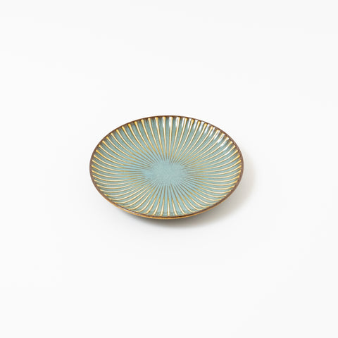 Radiating Shinogi Pattern Mino Side Plate