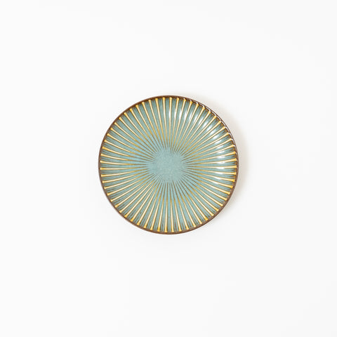 Radiating Shinogi Pattern Mino Side Plate