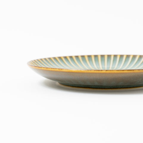 Radiating Shinogi Pattern Mino Side Plate