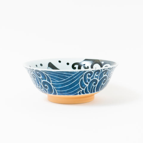 White Wave Whale Mino Ramen Bowl