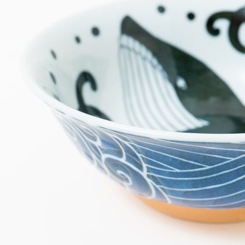 White Wave Whale Mino Ramen Bowl