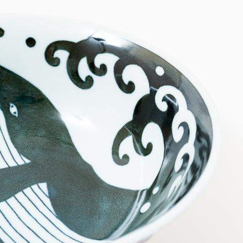 White Wave Whale Mino Ramen Bowl