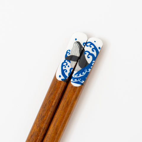 White Wave Whale Chopstick