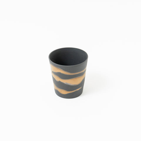 Organic Swirl Design Mino Sake Cup