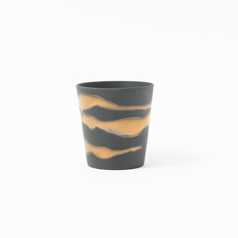 Organic Swirl Design Mino Sake Cup