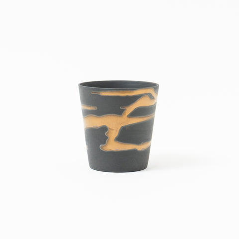 Organic Swirl Design Mino Sake Cup