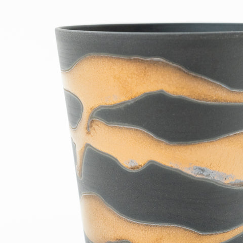 Organic Swirl Design Mino Sake Cup