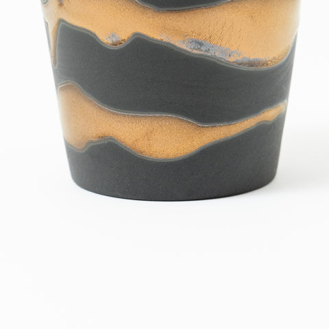 Organic Swirl Design Mino Sake Cup