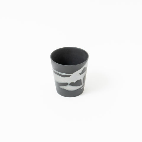 Organic Swirl Design Mino Sake Cup