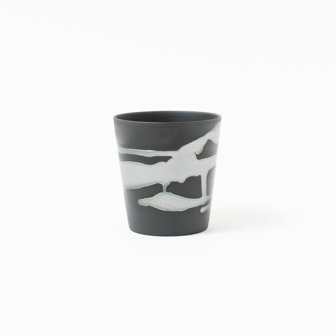 Organic Swirl Design Mino Sake Cup