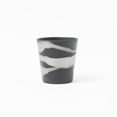 Organic Swirl Design Mino Sake Cup