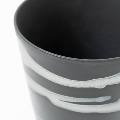 Organic Swirl Design Mino Sake Cup