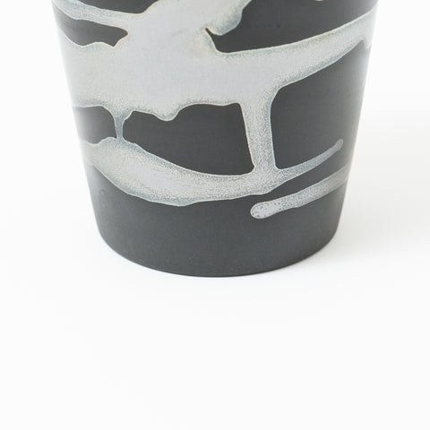 Organic Swirl Design Mino Sake Cup