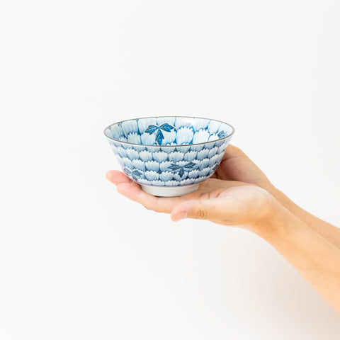 Manyo Flowers Mino Soup Bowl