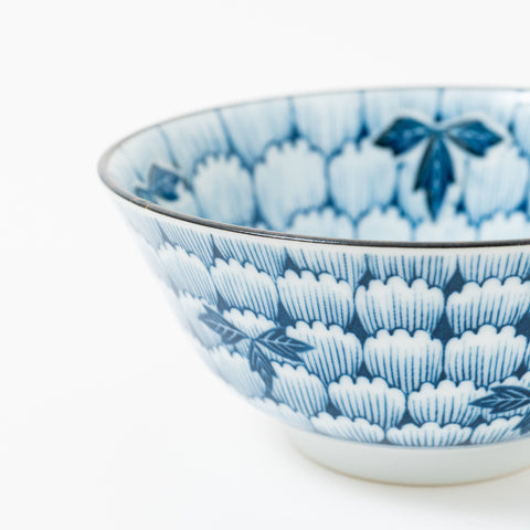 Manyo Flowers Mino Soup Bowl