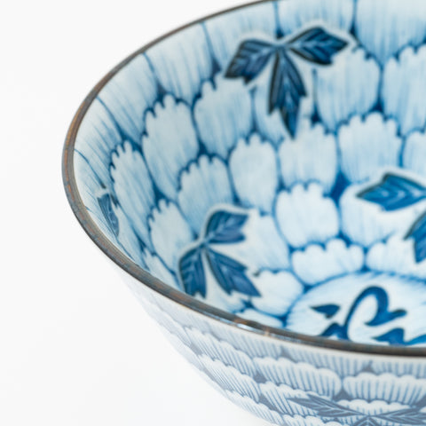 Manyo Flowers Mino Soup Bowl