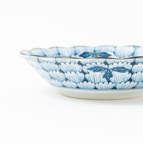 Manyo Flowers Mino Serving Bowl