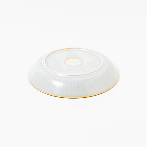 Radiating Shinogi Pattern Mino Deep Side Plate