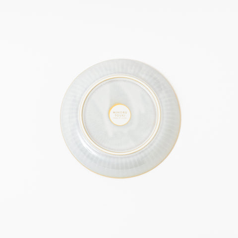 Radiating Shinogi Pattern Mino Deep Side Plate