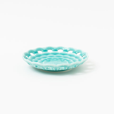 Deep Blue Celadon Mino Side Plate