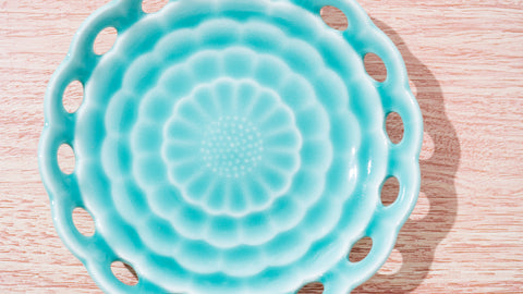 Deep Blue Celadon Mino Side Plate