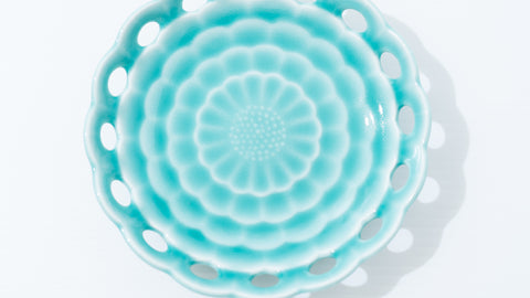 Deep Blue Celadon Mino Side Plate