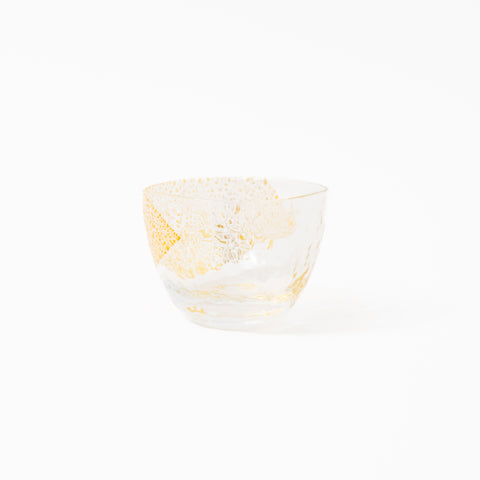 Yachiyo Kiln Square Rounded Glass Edo Glass Sake Cup