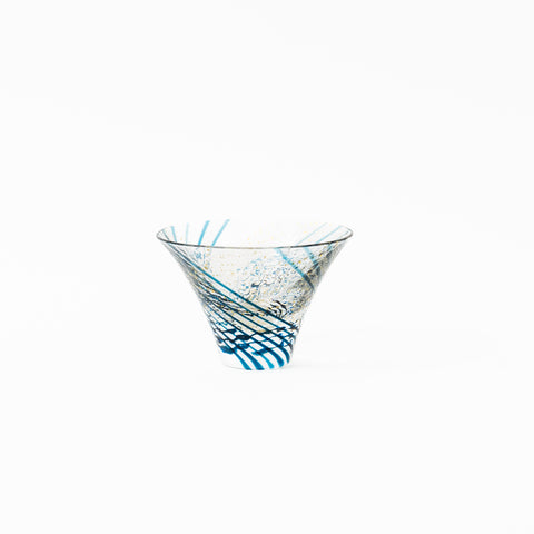 Yachiyo Kiln Flared Edo Glass Sake Cup