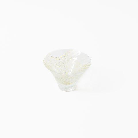 Yachiyo Kiln Flared Edo Glass Sake Cup