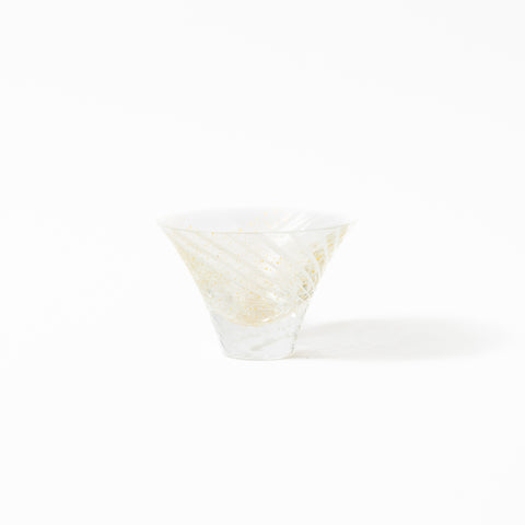 Yachiyo Kiln Flared Edo Glass Sake Cup