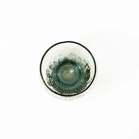 Rounded Bowl-shaped Glass Edo Glass Sake Cup