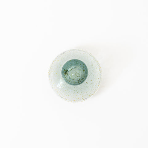 Rounded Bowl-shaped Glass Edo Glass Sake Cup