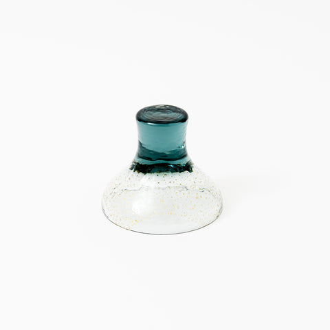 Wide-rimmed Stemmed Edo Glass Sake Cup